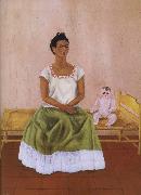 Frida Kahlo The doll and i oil